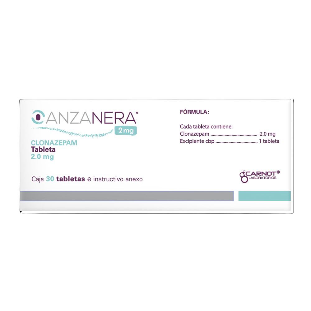 Anzanera 2 Mg Con 30 Tabletas